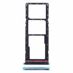 For Tecno Spark 8T SIM Card Tray + SIM Card Tray + Micro SD Card Tray (Blue)