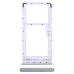 For Xiaomi Redmi Note 12 5G SIM Card Tray + SIM / Micro SD Card Tray (Silver)