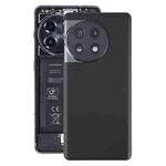 For OnePlus 11R Battery Back Cover with Camera Lens Cover(Black)
