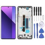 For Xiaomi Redmi Note 13 Pro+ Original AMOLED Material LCD Screen Digitizer Full Assembly with Frame (Black)