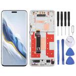 For Honor Magic6 Pro Original LCD Screen Digitizer Full Assembly with Frame (Silver)
