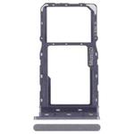 For T-Mobile Revvl 6 SIM Card Tray + Micro SD Card Tray (Black)