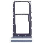 For T-Mobile Revvl 6 SIM Card Tray + Micro SD Card Tray (Blue)