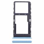 For TCL 20L / 20 Lite Original SIM Card Tray + Micro SD Card Tray (Blue)