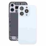 For iPhone 16 Pro Original Glass Battery Back Cover with Camera Lens Cover + MagSafe Magnet(White)