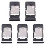 For Infinix Note 30 X6833B 5pcs SIM Card Tray + SIM Card Tray + Micro SD Card Tray (Black)