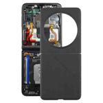 For Tecno Phantom V Flip Original Battery Back Cover(Black)