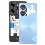 For Tecno Pova 6 Original Battery Back Cover(Blue)