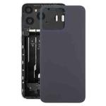 For ZTE Blade V50 Design 4G Glass Battery Back Cover(Black)