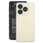 For ZTE Axon 60 Lite Z2356 Glass Battery Back Cover with Middle Frame / Camera Lens Cover(Gold)