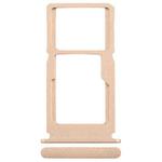 For Nokia G50 Original SIM Card Tray + SIM Card Tray / Micro SD Card Tray (Gold)