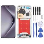 For Huawei Pura 70 Pro Original LCD Screen Digitizer Full Assembly with Frame (Silver)