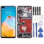 For Huawei P40 TFT LCD Screen Digitizer Full Assembly with Frame, Not Supporting Fingerprint Identification (Black)