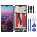 For Huawei P20 Pro TFT LCD Screen Digitizer Full Assembly with Frame, Not Supporting Fingerprint Identification (Black)