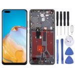 For Huawei P40 Pro TFT LCD Screen Digitizer Full Assembly with Frame, Not Supporting Fingerprint Identification (Black)