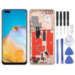 For Huawei P40 Pro TFT LCD Screen Digitizer Full Assembly with Frame, Not Supporting Fingerprint Identification (Gold)
