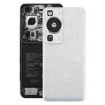 For Huawei P60 Battery Back Cover with Camera Lens Cover(White)