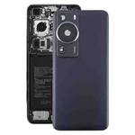 For Huawei P60 Pro Battery Back Cover with Camera Lens Cover(Black)
