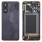 For ZTE nubia Neo 3 Plastic Battery Back Cover with Middle Frame / Camera Lens Cover(Black)