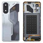 For ZTE nubia Neo 3 Plastic Battery Back Cover with Middle Frame / Camera Lens Cover(Silver)