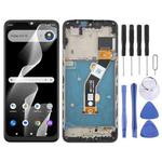 For Cricket Magic 2 5G 2024 U655AC LCD Screen Digitizer Full Assembly with Frame (Black)