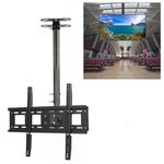 32-70 inch Universal Height & Angle Adjustable LCD TV Wall-mounted Ceiling Dual-use Bracket, Retractable Length: 3m