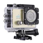 Q3H 2.0 inch Screen WiFi Sport Action Camera Camcorder with Waterproof Housing Case,  Allwinner V3, 170 Degrees Wide Angle(Gold)