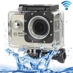 H16 1080P Portable WiFi Waterproof Sport Camera, 2.0 inch Screen,  Generalplus 4248, 170 A+ Degrees Wide Angle Lens, Support TF Card(Silver)