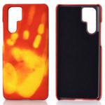 Paste Skin + PC Thermal Sensor Discoloration Protective Back Cover Case for Huawei P30 Pro(Orange)