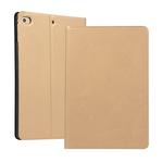 Solid Color Elastic Holster Horizontal Flip Leather Case for iPad mini 4 / mini 5, with Holder & Sleep / Wake-up Function(Gold)