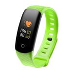 CB608 0.96 inch TFT Color Screen Smart Bracelet IP68 Waterproof, Support Call Reminder/ Heart Rate Monitoring /Blood Pressure Monitoring/ Sleep Monitoring/Excessive Sitting Reminder(Green)
