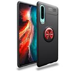 Metal Ring Holder 360 Degree Rotating TPU Case for Huawei P30(Black+Red)