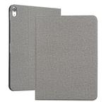 Fabric Texture Horizontal Solid Leather Case for iPad Pro 11 inch, with Holder & Sleep / Wake-up Function(Gray)