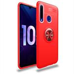Shockproof TPU Case for Huawei Honor 10i / 20i / Enjoy 9S, with Invisible Holder(Red+Red)