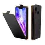 Business Style Vertical Flip PU Leather Case with Card Slot for Huawei Nova 3(Black)