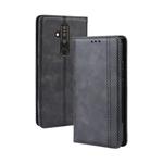 Magnetic Buckle Retro Crazy Horse Texture Horizontal Flip Leather Case for Nokia X71 / 8.1 Plus, with Holder & Card Slots & Photo Frame(Black)