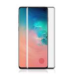 mocolo 0.33mm 9H 3D Round Edge Tempered Glass Film for Galaxy S10+, Fingerprint Unlock Supported (Black)