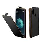 Business Style Vertical Flip TPU Leather Case with Card Slot for Xiaomi Mi A2 / Mi 6X(Black)