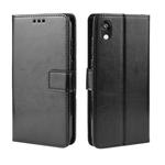 Retro Crazy Horse Texture Horizontal Flip Leather Case for Huawei Honor 8S, with Holder & Card Slots & Photo Frame(Black)