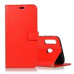 Crazy Horse Texture Horizontal Flip Leather Case with Holder & Card Slots & Wallet & Photo Frame for Huawei Y7 2019(Red)