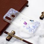 Fashion Pattern TPU Shockproof Protective Case for Galaxy A40(Flower butterfly)