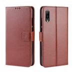 Retro Crazy Horse Texture Horizontal Flip Leather Case for Huawei Y6 Pro (2019), with Holder & Card Slots & Photo Frame(Brown)
