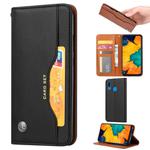 Knead Skin Texture Horizontal Flip Leather Case for Samsung Galaxy A40, with Photo Frame & Holder & Card Slots & Wallet(Black)
