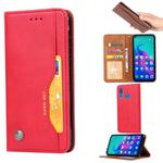 Knead Skin Texture Horizontal Flip Leather Case for Huawei nova 4, with Photo Frame & Holder & Card Slots & Wallet(Red)