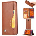 Knead Skin Texture Horizontal Flip Leather Case for Sony Xperia 10, with Photo Frame & Holder & Card Slots & Wallet(Brown)