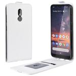 Crazy Horse Texture Vertical Flip Leather Case for Nokia 3.2, with Card Slot & Photo Frame(white)