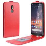 Crazy Horse Texture Vertical Flip Leather Case for Nokia 3.2, with Card Slot & Photo Frame(red)