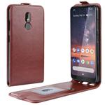 Crazy Horse Texture Vertical Flip Leather Case for Nokia 3.2, with Card Slot & Photo Frame(Brown)