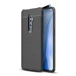 Litchi Texture TPU Shockproof Case for OPPO Reno (Zoom)(Black)