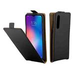 Business Style Vertical Flip TPU Leather Case  with Card Slot for Xiaomi Mi 9 SE(black)